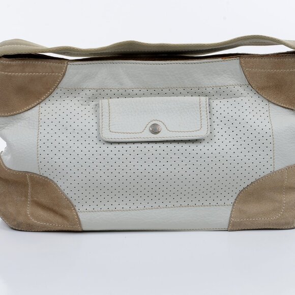 Prada Sport (Linea Rossa) Calf Leather and Suede Shoulder Bag - Picture 3 of 13